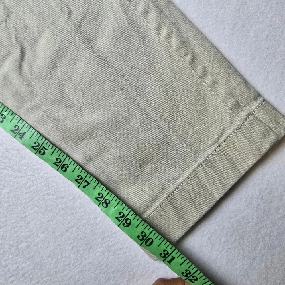 J. Crew Mens Straight Fit Stretch Chino Pants‎ Khaki Tan E1590 32x32